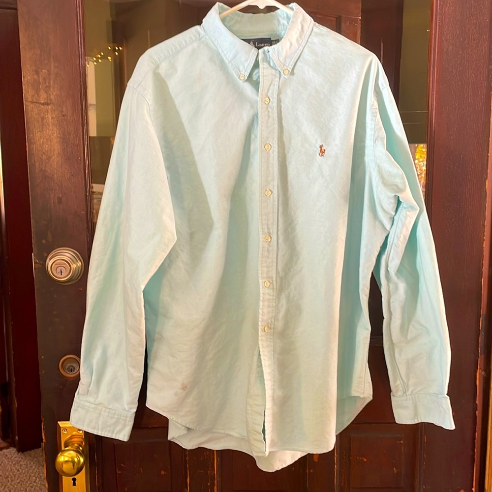 Men’s Ralph Lauren classic fit button down shirt, size 17 1/2-36/37.